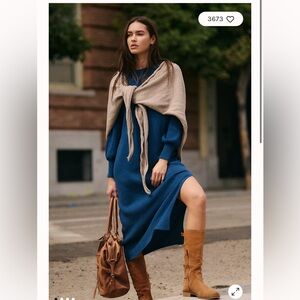 Free People Hatteras midi sweater dress
